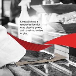 Kimberly-Clark Professional WypAll L20 Wipers Tan | Buy Online | Kimberly-Clark Professional&trade; | Fisher Scientific